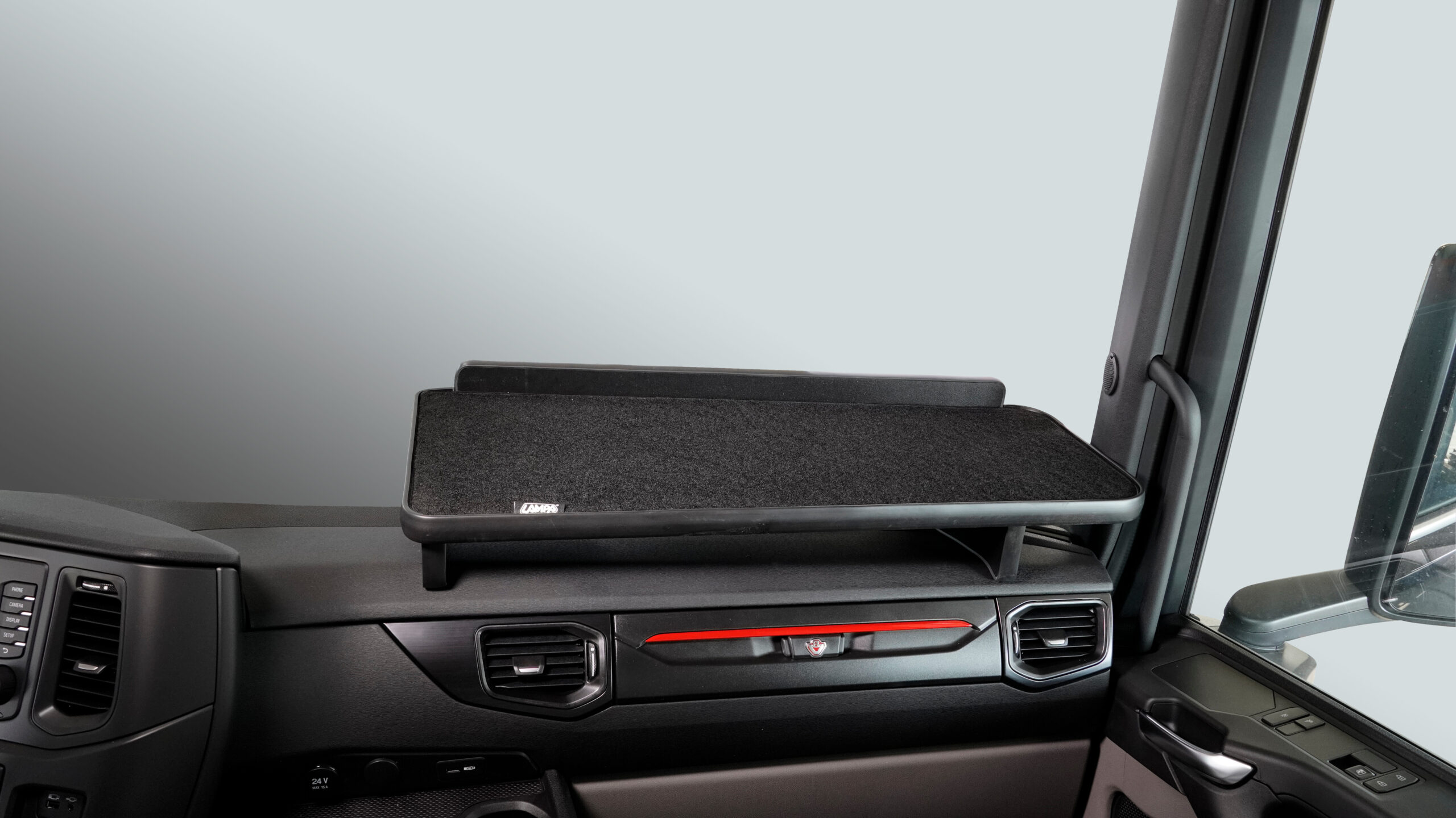 Tavolino per cruscotto - Passeggero - compatibile per Scania R Serie 7 - New Generation (11/16>02/25) - Scania S Serie 7 - New Generation (11/16>) - Scania G Serie 7 - New Generation (01/18>) - immagine 2