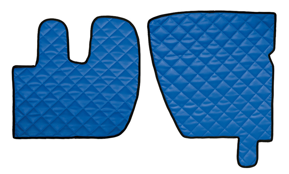Coppia tappeti in Skeentex - Blu - compatibile per Renault Premium 2 (09/05>12/13)