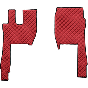 Coppia tappeti in Skeentex - Rosso - compatibile per Ford F-Max (10/18>)