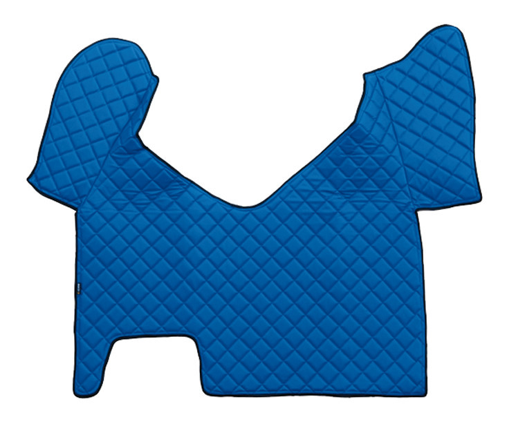 Tappeto centrale in Skeentex - Blu - compatibile per Iveco Stralis (08/02>12/12) automatico, cabina larga - Iveco Stralis (07/12>12/19) automatico, cabina larga - Iveco Stralis Hi-Way (07/12>08/16) automatico, cabina larga - Iveco Stralis XP (09/16>12/19) automatico, cabina larga
