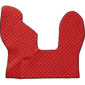 Tappeto centrale in Skeentex - Rosso - compatibile per Daf CF (07/13>) automatico, Euro 6