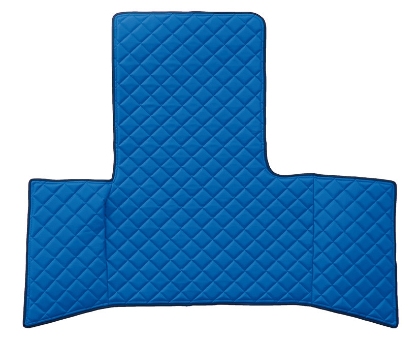 Tappeto centrale in Skeentex - Blu - compatibile per Man TGL (09/12>10/21) cabina L, LX - Man TGM (09/12>10/21) cabina L, LX - Man TGS (09/14>10/21) cabina L, LX - Man TGM (11/21>) cabina L, LX - Man TGS (11/21>) cabina L, LX - Man TGL (11/21>) cabina L, LX