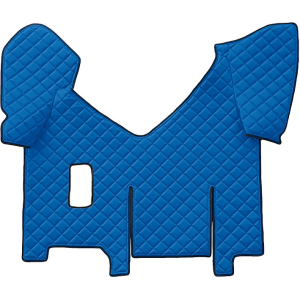 Tappeto centrale in Skeentex - Blu - compatibile per Iveco Stralis (08/02>12/12) manuale, cabina larga, frigo scorrevole - Iveco Stralis (07/12>12/19) manuale, cabina larga, frigo scorrevole - Iveco Stralis Hi-Way (07/12>08/16) manuale, cabina larga, frigo scorrevole
