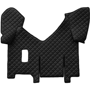 Tappeto centrale in Skeentex - Nero - compatibile per Iveco Stralis (08/02>12/12) manuale, cabina larga, frigo scorrevole - Iveco Stralis (07/12>12/19) manuale, cabina larga, frigo scorrevole - Iveco Stralis Hi-Way (07/12>08/16) manuale, cabina larga, frigo scorrevole