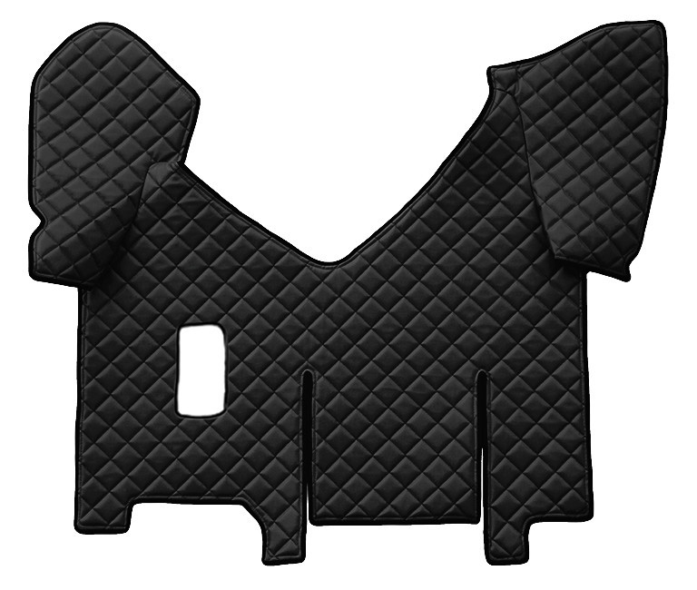 Tappeto centrale in Skeentex - Nero - compatibile per Iveco Stralis (08/02>12/12) manuale, cabina larga, frigo scorrevole - Iveco Stralis (07/12>12/19) manuale, cabina larga, frigo scorrevole - Iveco Stralis Hi-Way (07/12>08/16) manuale, cabina larga, frigo scorrevole