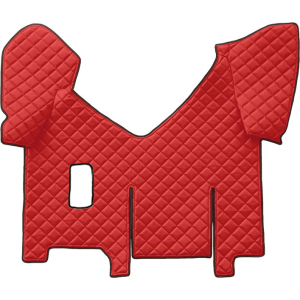 Tappeto centrale in Skeentex - Rosso - compatibile per Iveco Stralis (08/02>12/12) manuale, cabina larga, frigo scorrevole - Iveco Stralis (07/12>12/19) manuale, cabina larga, frigo scorrevole - Iveco Stralis Hi-Way (07/12>08/16) manuale, cabina larga, frigo scorrevole