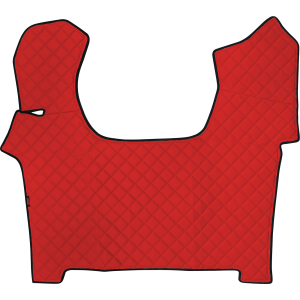 Tappeto centrale in Skeentex - Rosso - compatibile per Iveco S-Way (10/19>05/24)