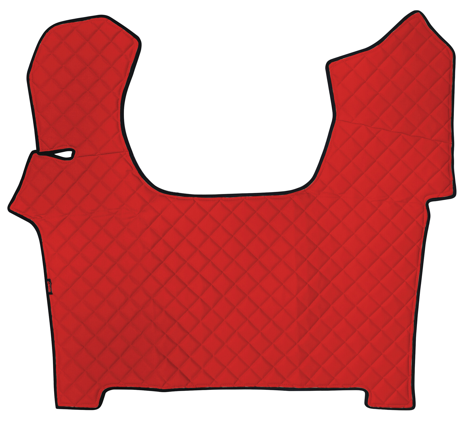 Tappeto centrale in Skeentex - Rosso - compatibile per Iveco S-Way (10/19>05/24)