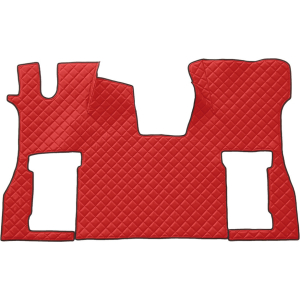 Tappeto unico in Skeentex - Rosso - compatibile per Scania S Serie 7 - New Generation (11/16>) no tunnel, sedile pass. pneumatico