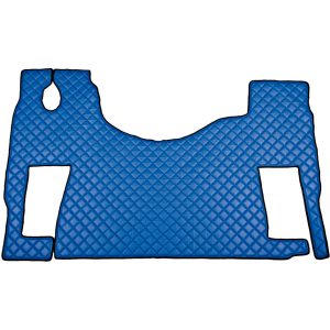 Tappeto unico in Skeentex - Blu - compatibile per Mercedes Actros MP2 (04/03>12/08) no tunnel, sedile rotante - Mercedes Actros MP3 (06/08>12/13) no tunnel, sedile rotante