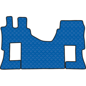 Tappeto unico in Skeentex - Blu - compatibile per Mercedes Actros MP4 (09/11>09/19) cabina larga, no tunnel, sedile pass. pneumatico - Mercedes Actros MP5 (10/19>) cabina larga, no tunnel, sedile pass. pneumatico - Mercedes Actros MP5 L (11/21>) cabina larga, no tunnel, sedile pass. pneumatico - Mercedes Actros L ProCabin (12/24>) cabina larga, no tunnel, sedile pass. pneumatico
