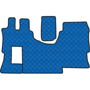 Tappeto unico in Skeentex - Blu - compatibile per Mercedes Actros MP4 (09/11>09/19) cabina larga, no tunnel, allestimento Star - Mercedes Actros MP5 (10/19>) cabina larga, no tunnel, allestimento Star - Mercedes Actros MP5 L (11/21>) cabina larga, no tunnel, allestimento Star