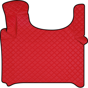 Tappeto centrale in Skeentex - Rosso - compatibile per Man TGX (07/20>)