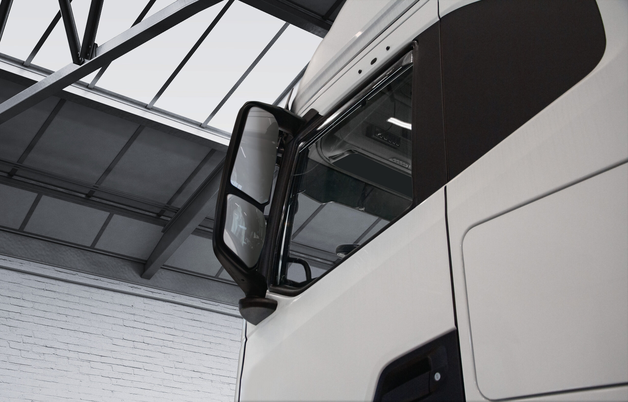 Set deflettori aria in policarbonato - compatibile per Iveco S-Way (10/19>) - Iveco T-Way (10/19>) - Iveco X-Way (10/17>) - immagine 2