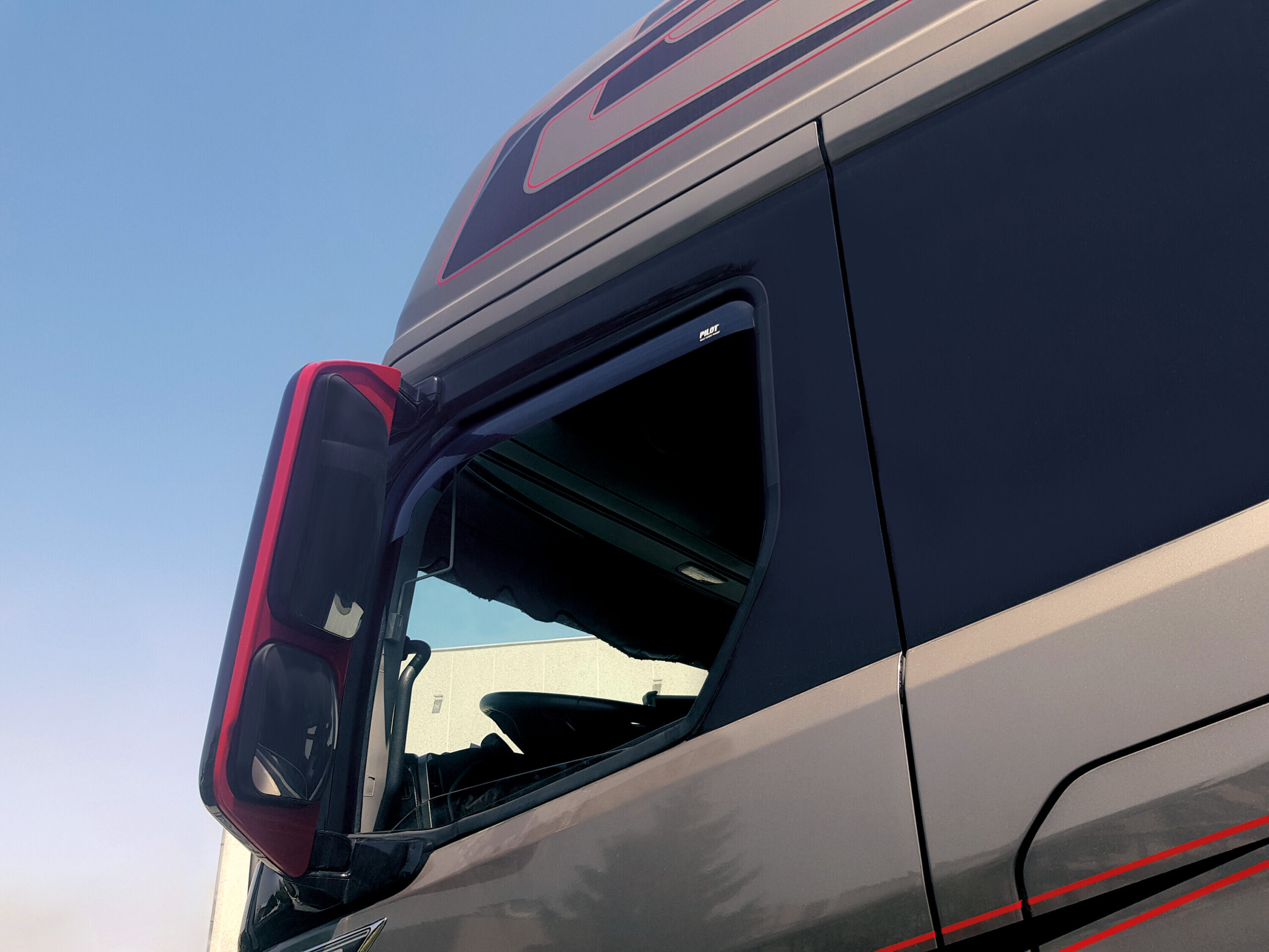 Set deflettori aria in acrilico - compatibile per Ford F-Max (10/18>) - immagine 2