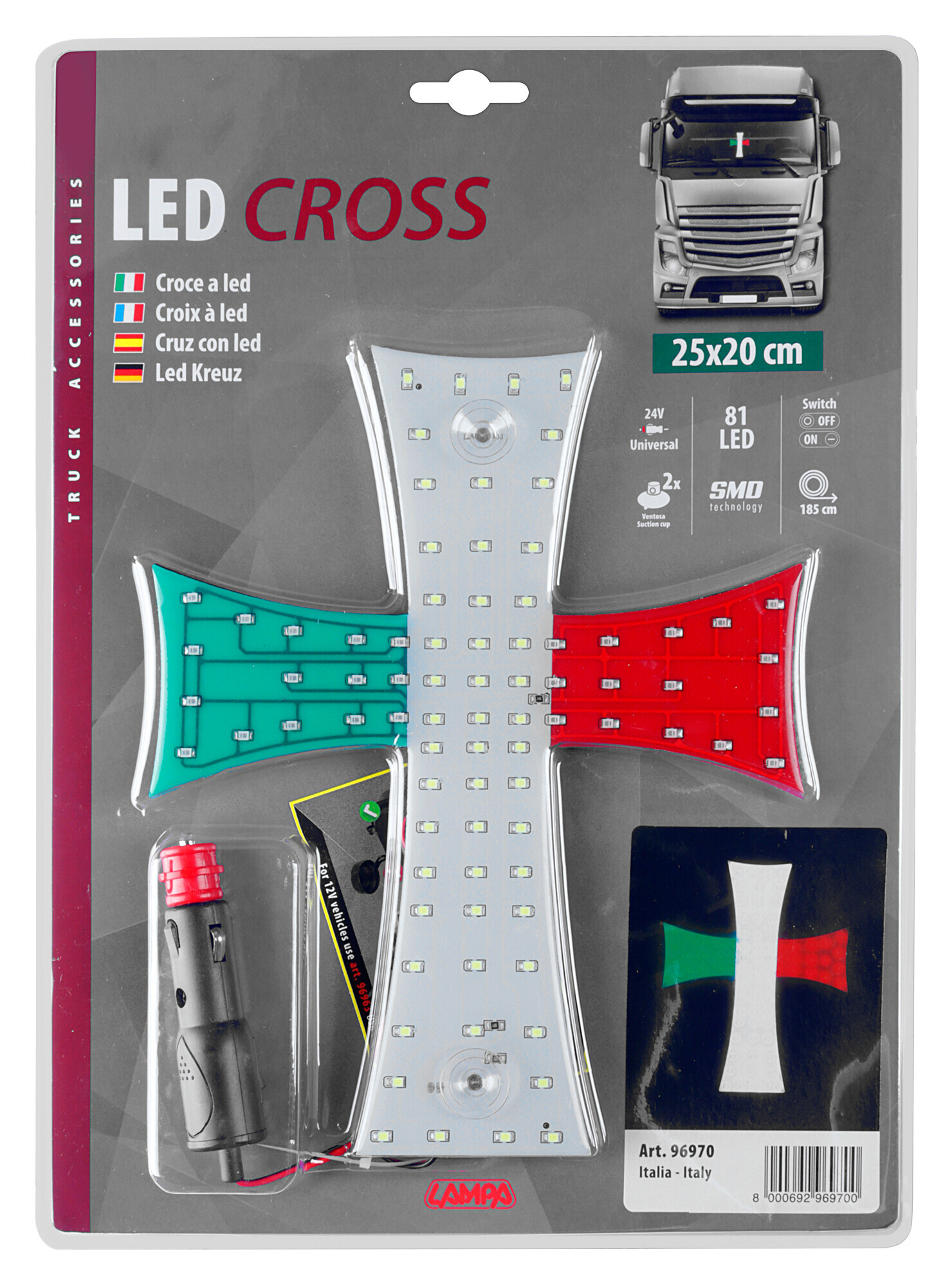Croce a Led 24V - Italia - immagine 5