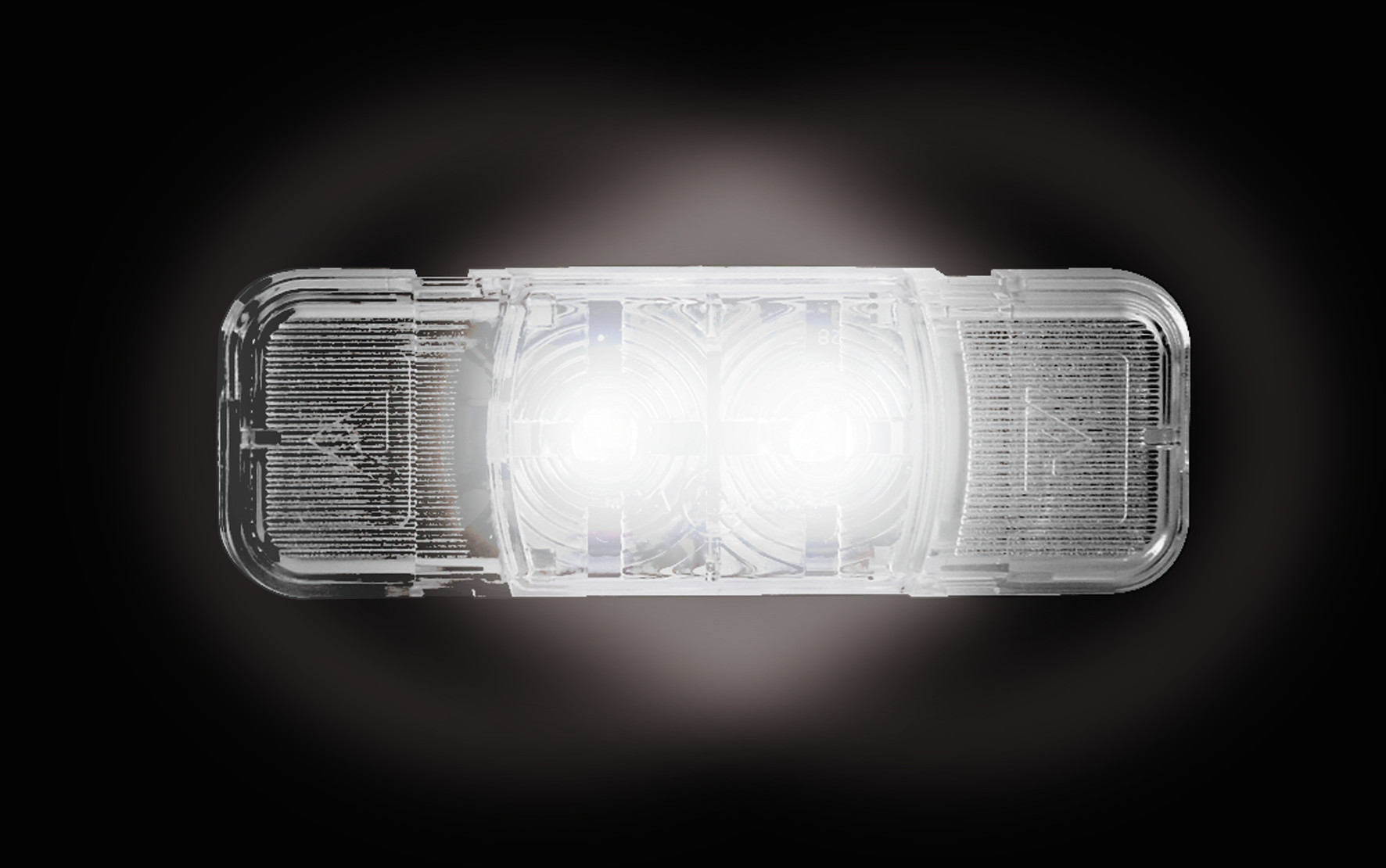 Luce ingombro - 2 Led - 24V - Bianco - immagine 2