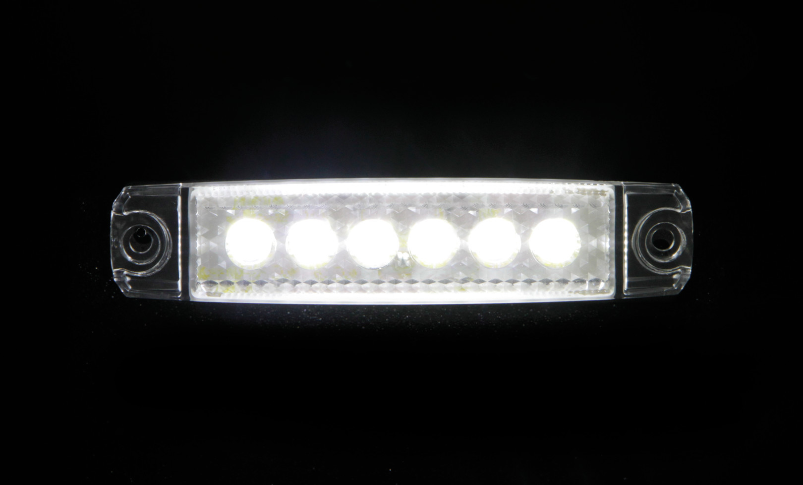 Luce ingombro - 6 Led - 12/24V - Bianco - immagine 2