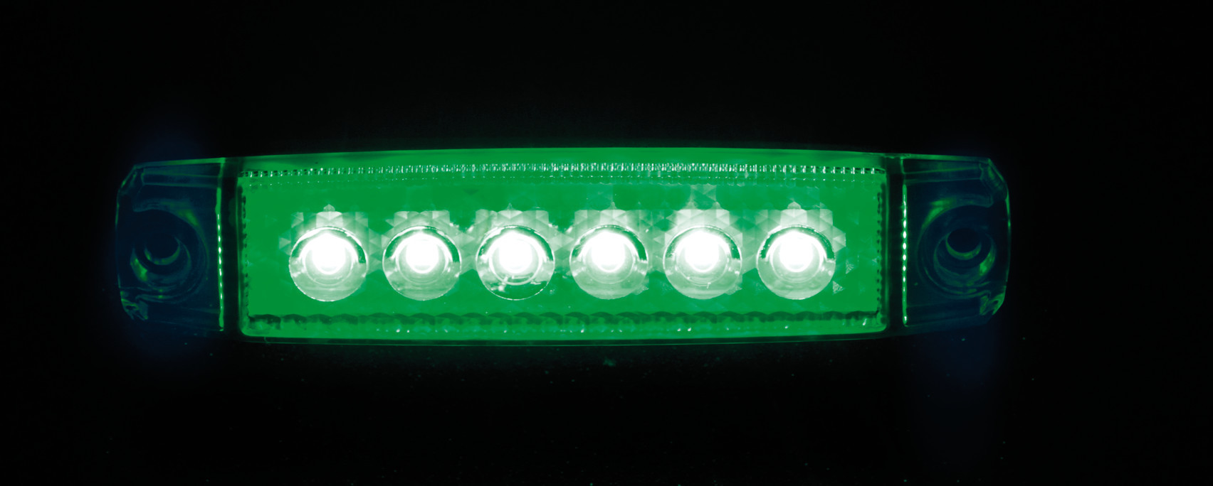 Luce decorativa - 6 Led - 12/24V - Verde - immagine 2