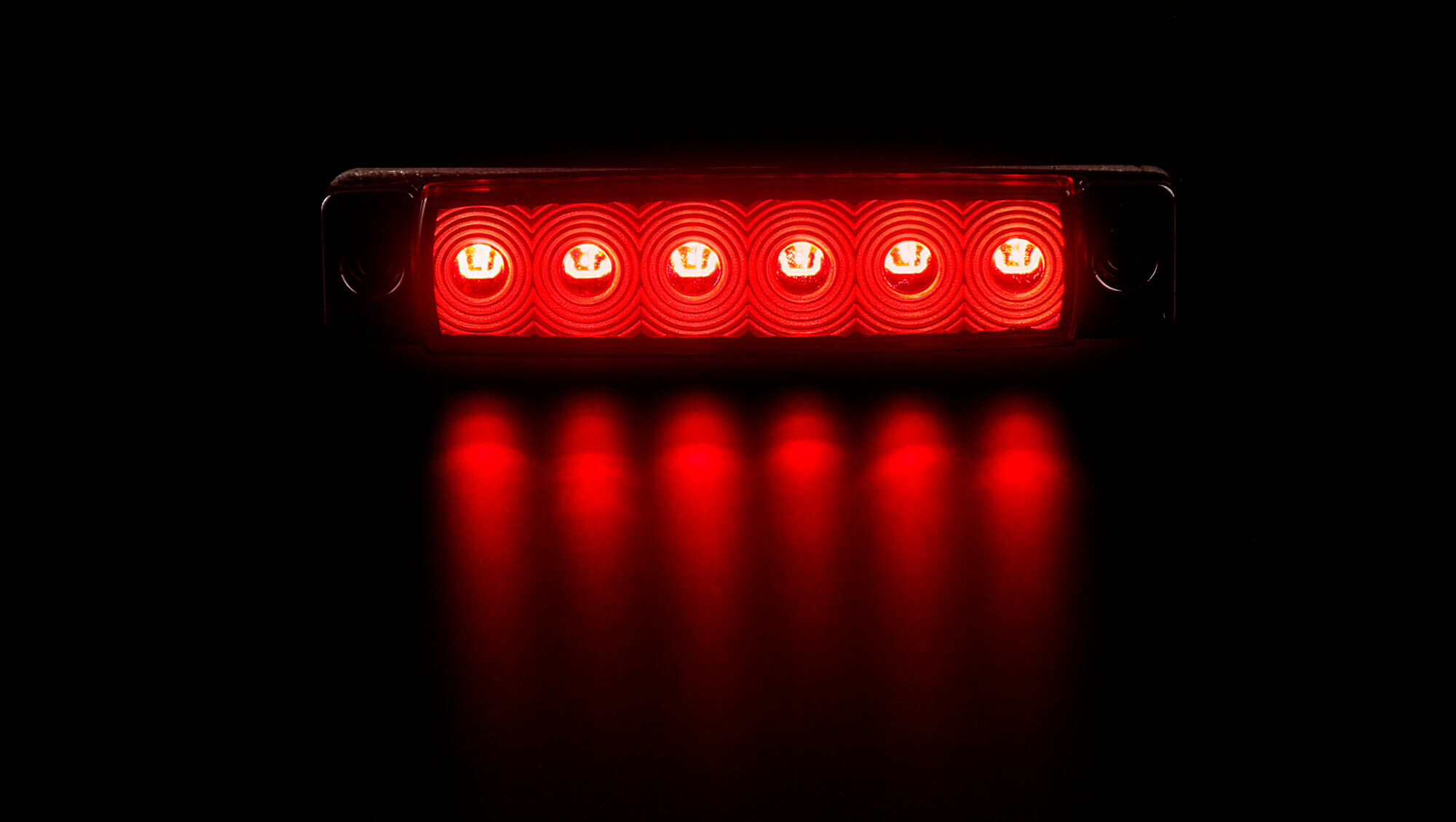 Luce ingombro - 6 Led - 12/24V - Rosso - immagine 2