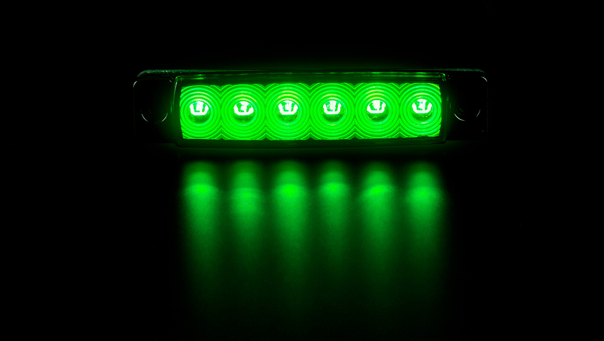 Luce decorativa - 6 Led - 12/24V - Verde - immagine 2