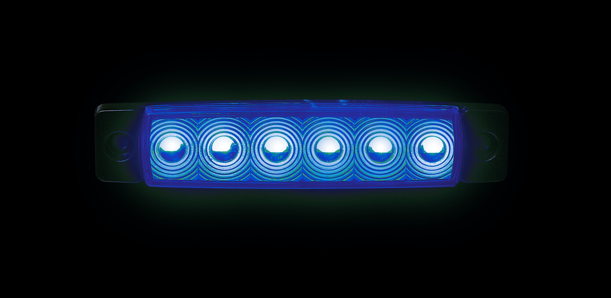 Luce decorativa - 6 Led - 12/24V - Blu - immagine 2