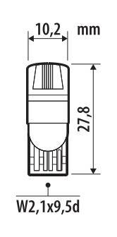 24V Pro-User Series - (T10) - W2,1x9,5d - 2 pz - Scatola - Bianco - Doppia polarità - Resistenza incorporata - immagine 2
