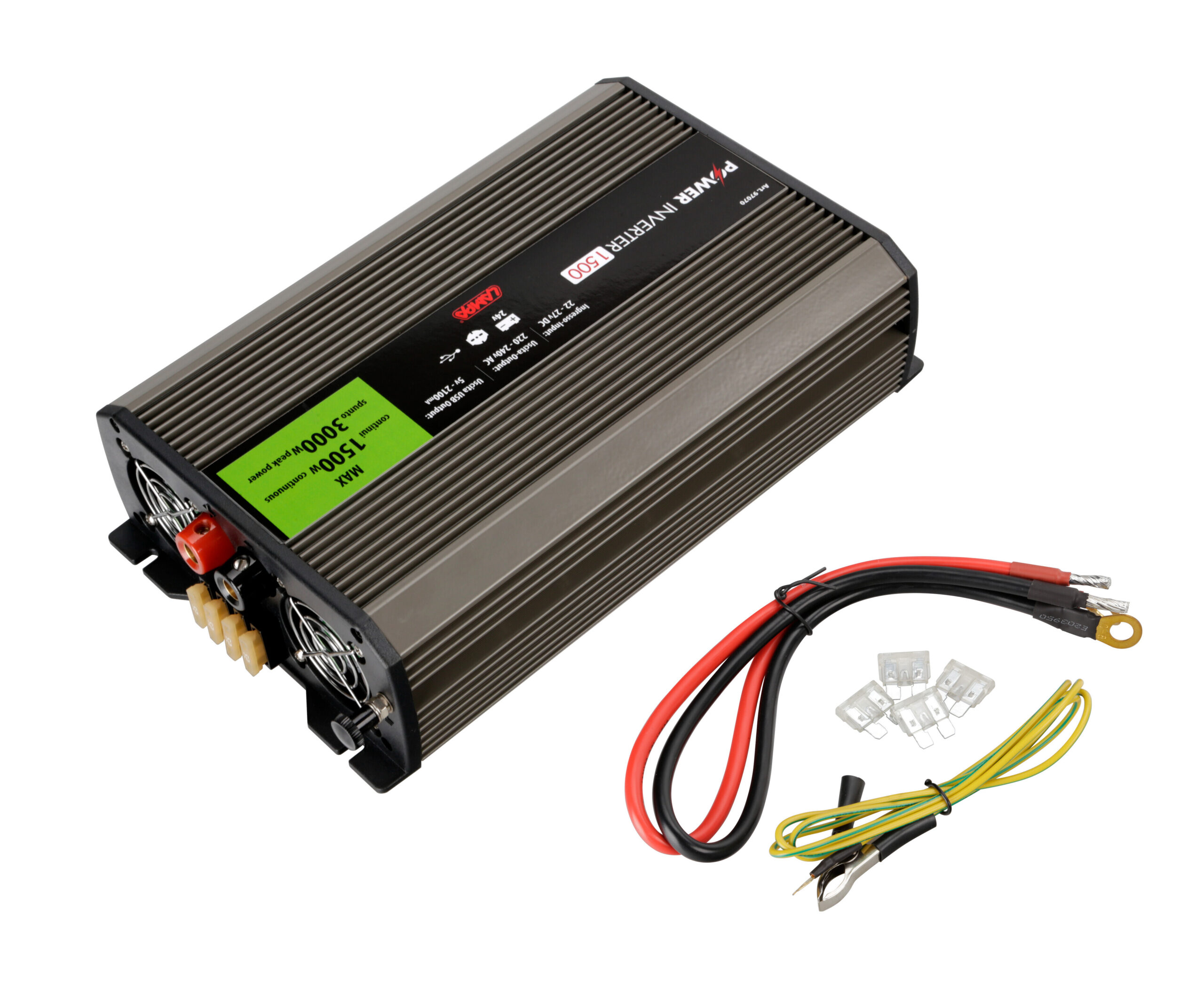 Power Inverter 1500, trasformatore 24V > 220V - immagine 9