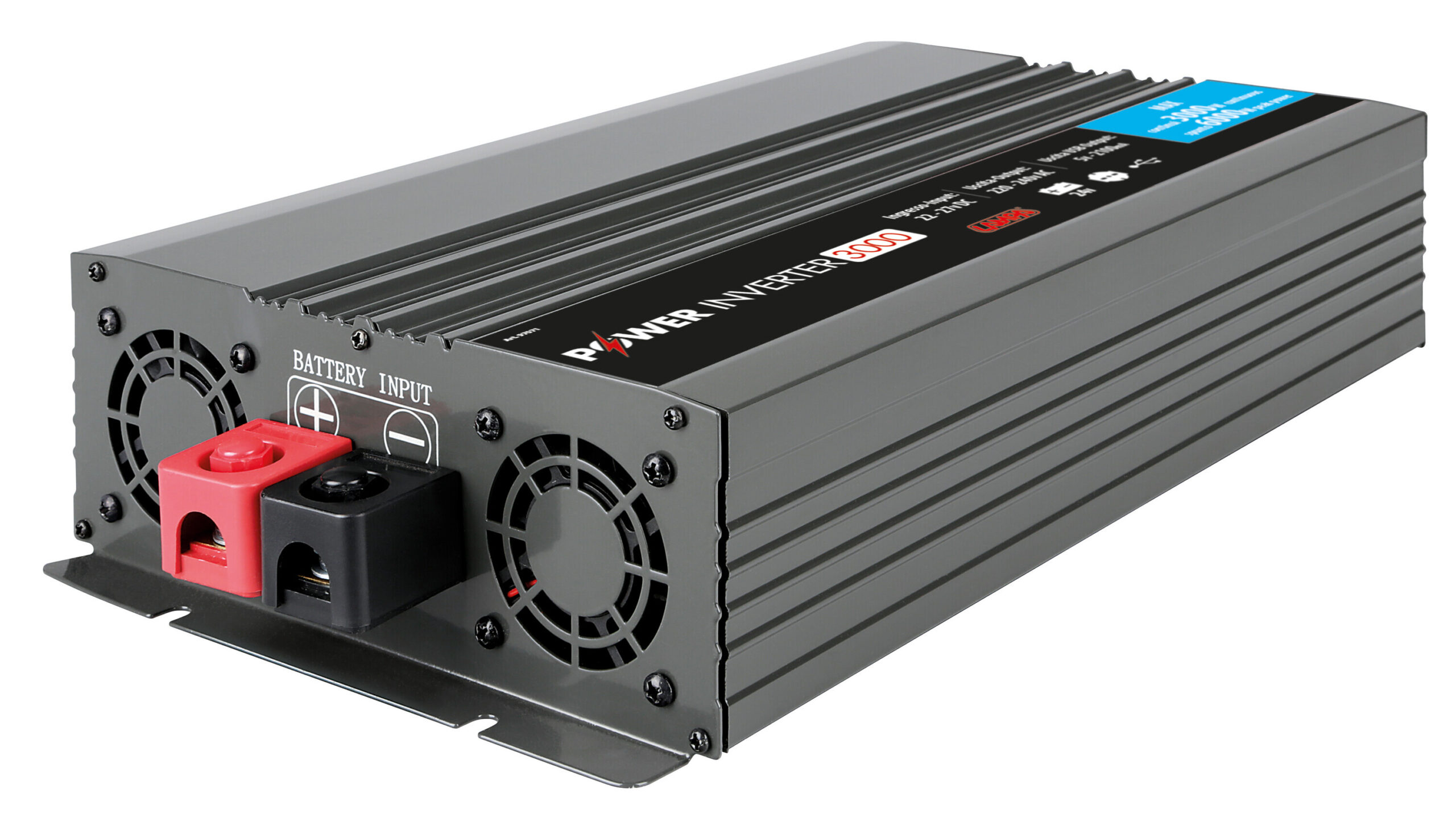Power Inverter 3000, trasformatore 24V > 220V - immagine 2