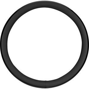 Aura, coprivolante in Skeentex - L - Ø 46/48 cm - Nero