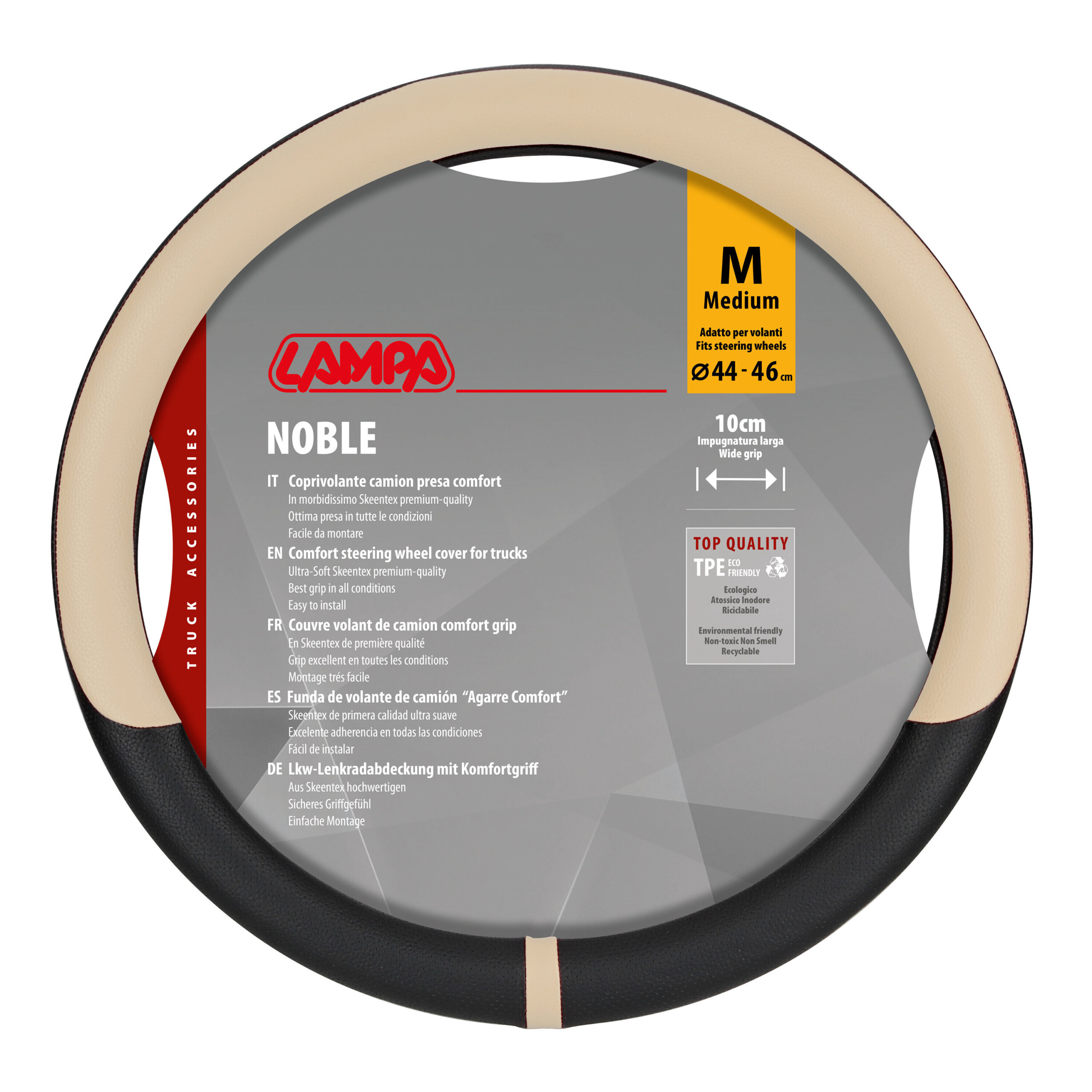 Noble, coprivolante in Skeentex - M - Ø 44/46 cm - Beige - immagine 3
