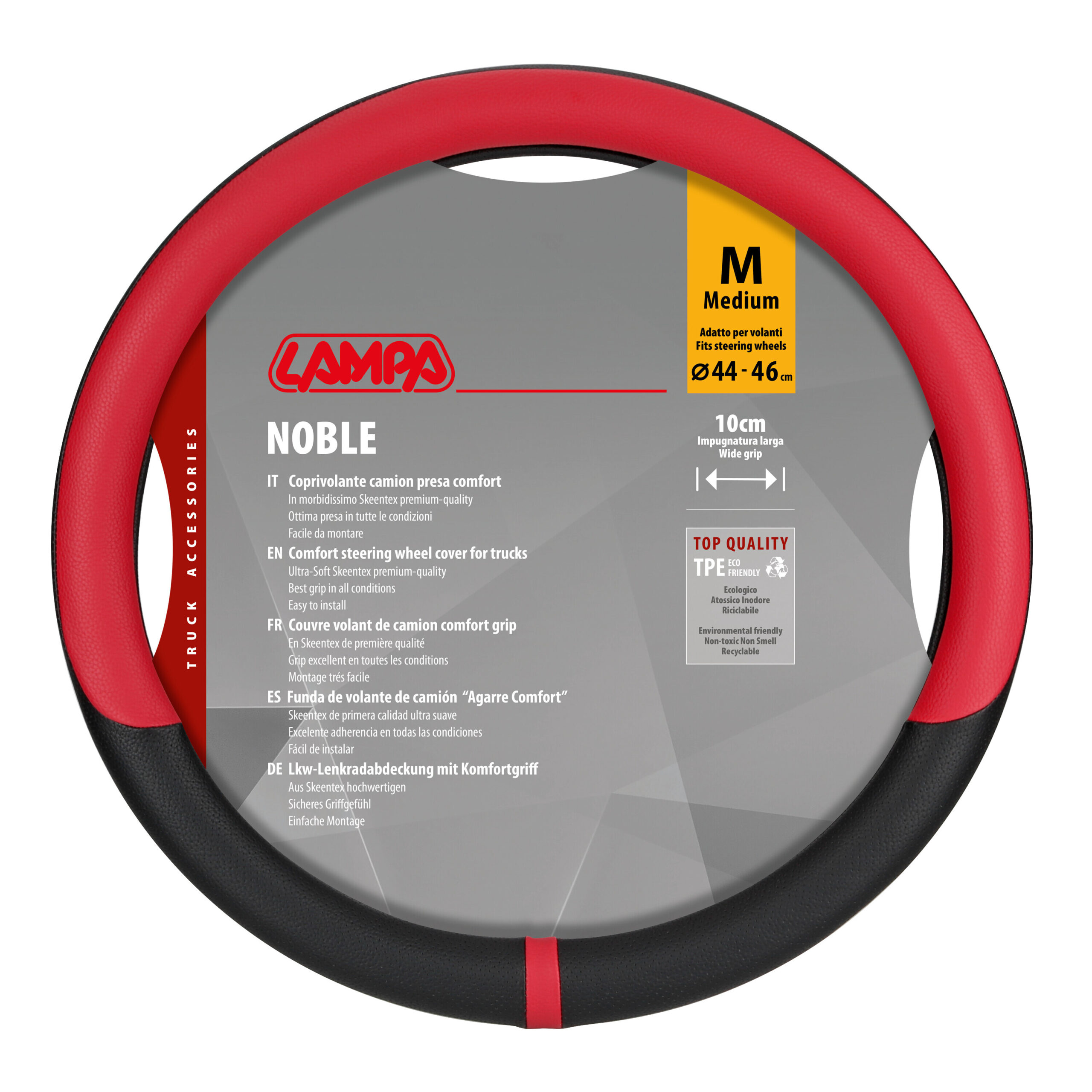 Noble, coprivolante in Skeentex - M - Ø 44/46 cm - Rosso - immagine 3