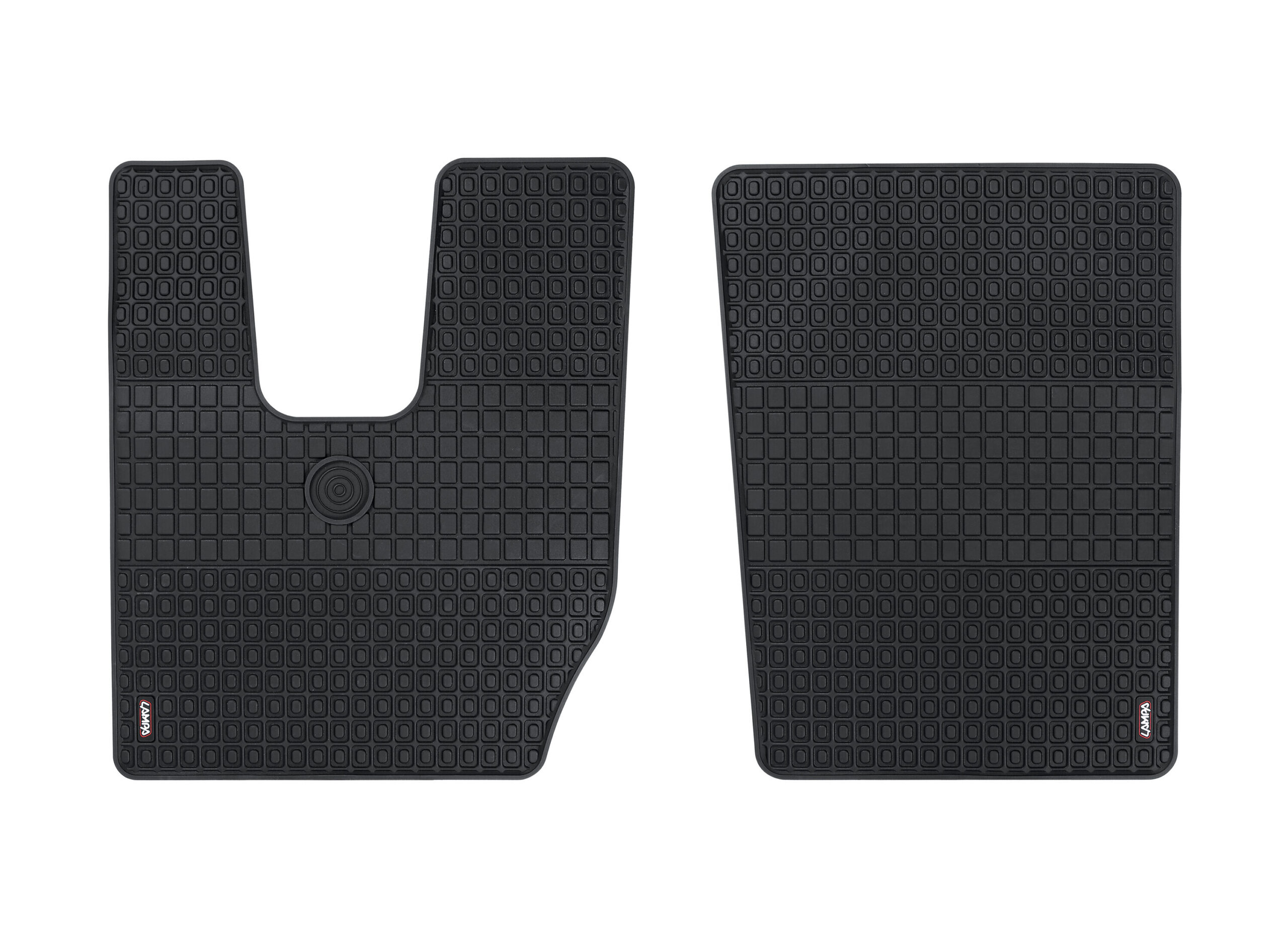 Coppia tappeti su misura in Eco Gomma - compatibile per Iveco S-Way (10/19>05/24)