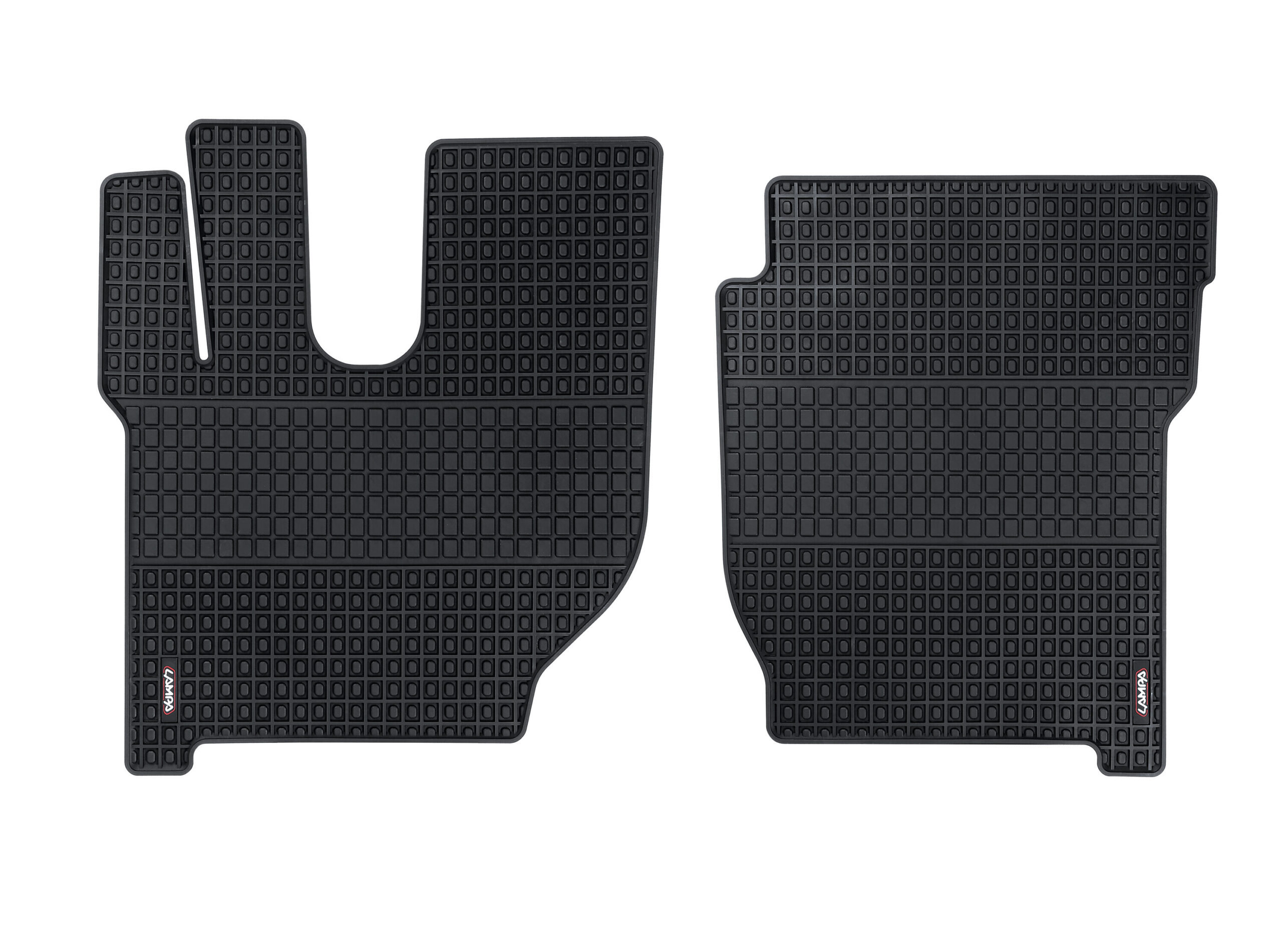 Coppia tappeti su misura in Eco Gomma - compatibile per Volvo FH Serie 4 (09/12>05/21) - Volvo FH Serie 5 (06/21>) - Volvo FH Aero (01/24>)