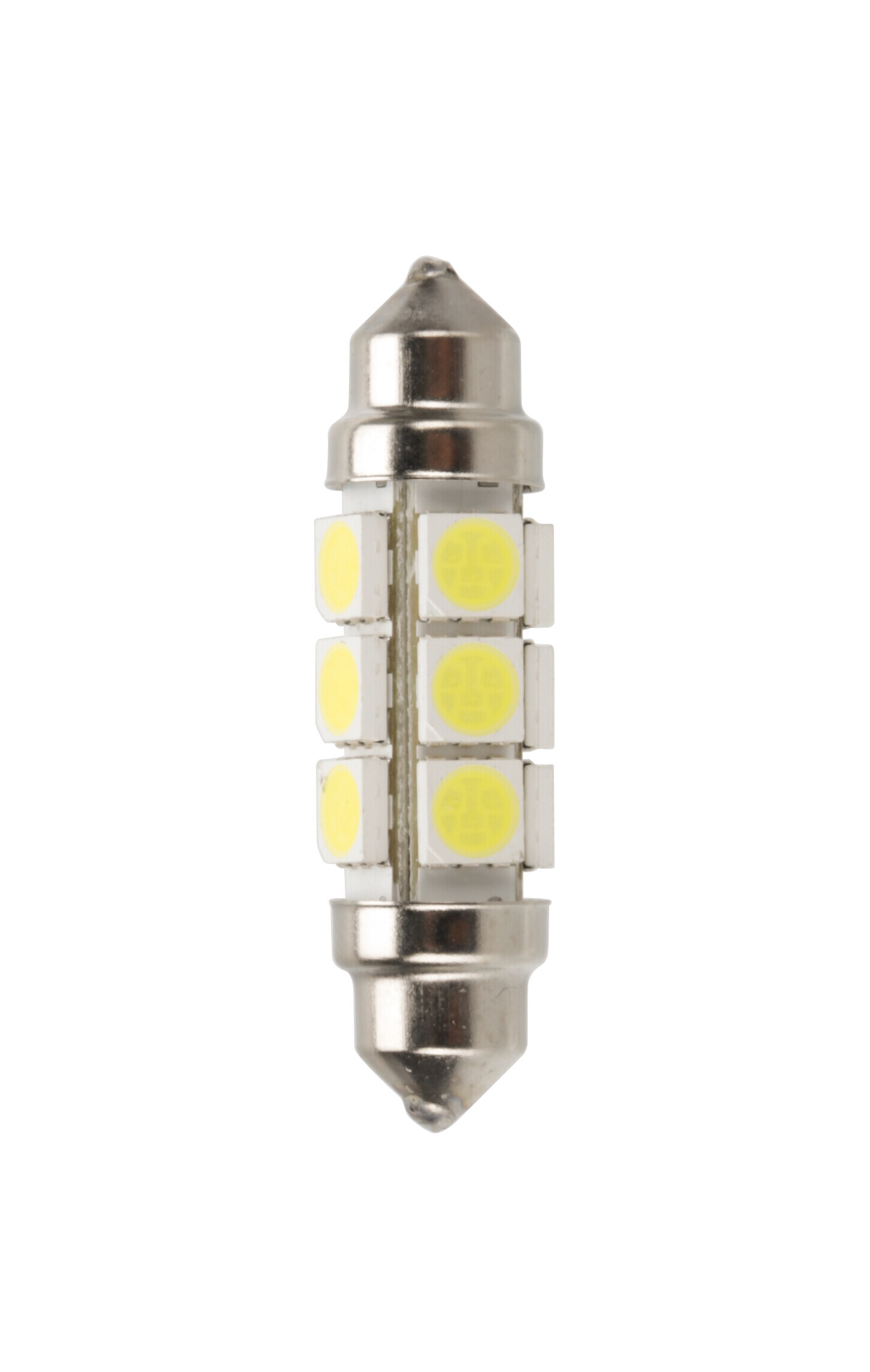 24/28V Led Series - 12 Led SMD - 11x43 mm - SV8,5-8 - 2 pz - Scatola - Bianco - Doppia polarità