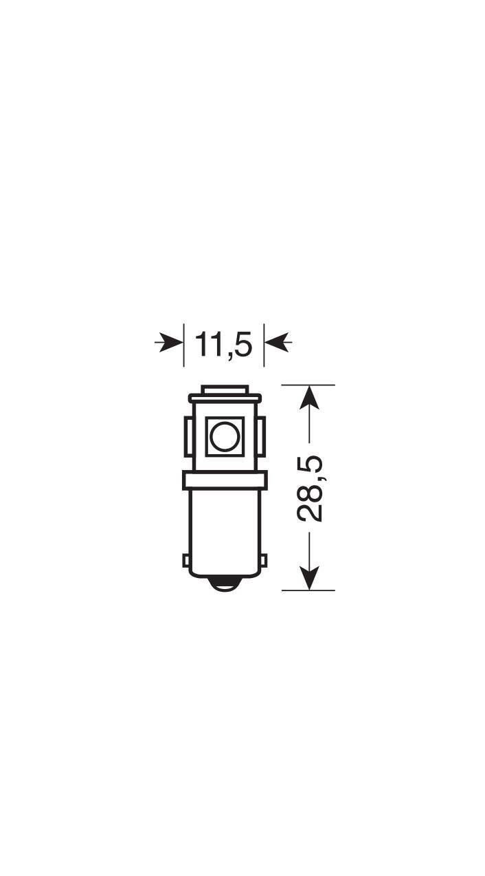 24/28V Led Series - 5 SMD x 1 chip - (T4W) - BA9s - 20 pz - Scatola - Arancio - Doppia polarità - immagine 2