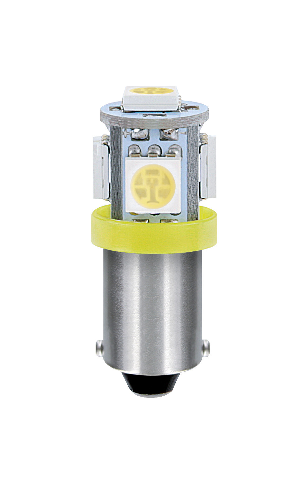 24/28V Led Series - 5 SMD x 1 chip - (T4W) - BA9s - 20 pz - Scatola - Arancio - Doppia polarità