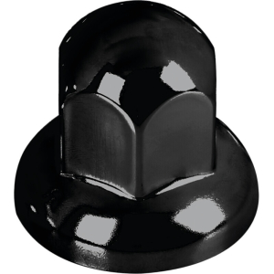 Dome, Set 40 copribulloni testa tonda in acciaio inox - Ø 32 mm - Nero