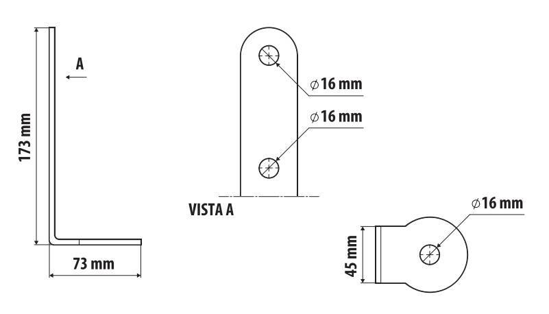 Staffa per antenna CB - Attacco su visiera parasole - compatibile per Iveco Eurocargo (10/91>) Solo con visiera parasole - immagine 2