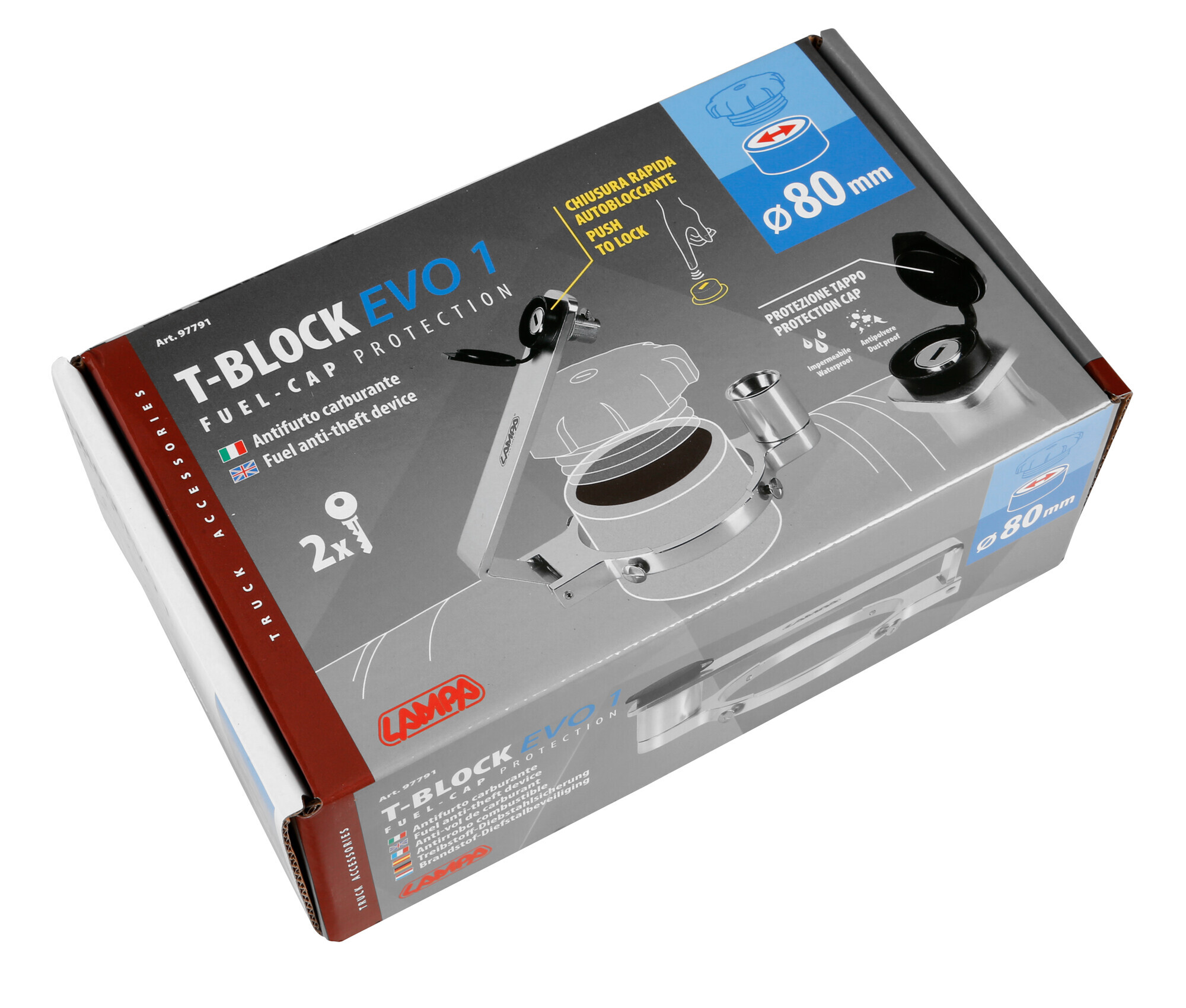 T-Block Evo 1, antifurto carburante - Ø 80 mm - immagine 8