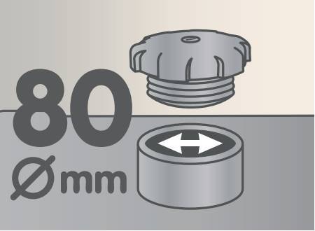 T-Block Evo 2 - Blindatura Antifurto per Tappo Carburante - Ø 80 mm - immagine 7