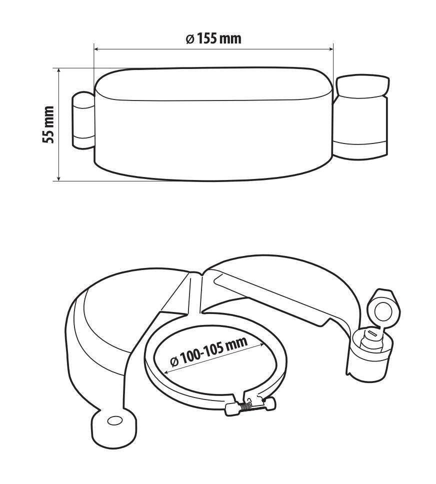 T-Block Evo 2 - Blindatura Antifurto per Tappo Carburante - Ø 80 mm - immagine 8