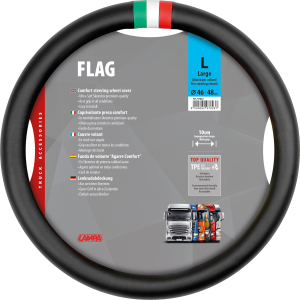 Flag Italia, coprivolante in Skeentex - L - Ø 46/48 cm