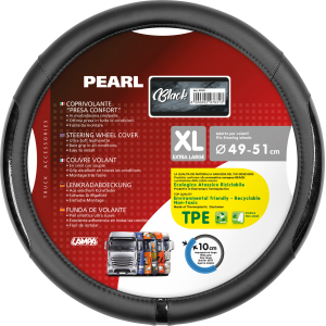 Pearl Black, coprivolante in Skeentex - XL - Ø 49/51 cm