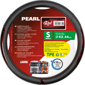 Pearl Red, coprivolante in Skeentex - S - Ø 42/44 cm