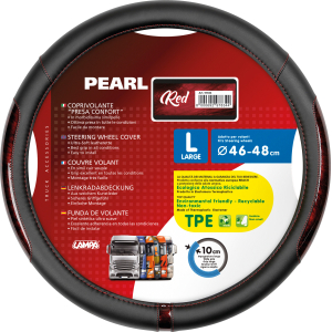 Pearl Red, coprivolante in Skeentex - L - Ø 46/48 cm