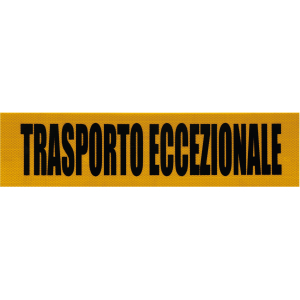 Pannello catarifrangente trasporto eccezionale - 600x150 mm