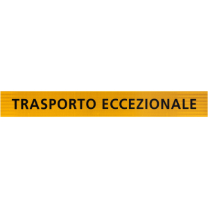Pannello catarifrangente trasporto eccezionale - 1200x150 mm