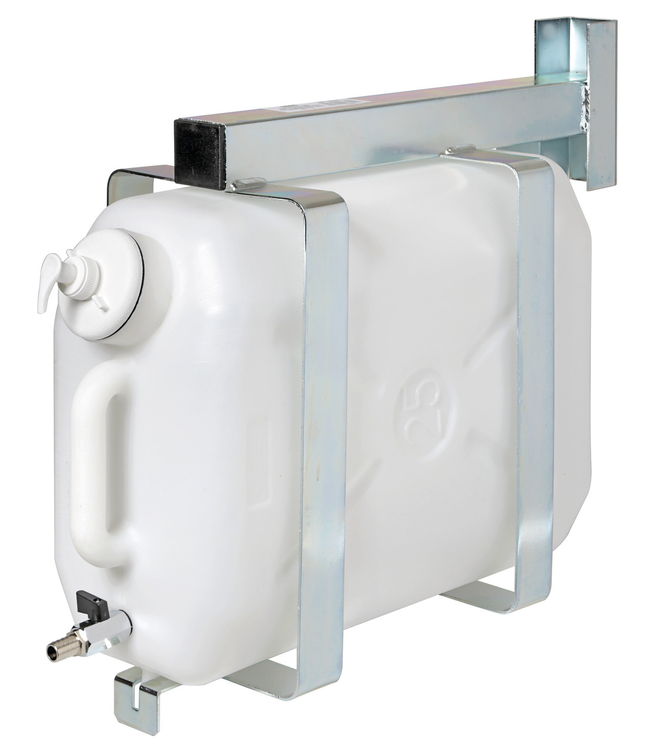 Tanica in plastica, con rubinetto in metallo e dispenser porta sapone - 25 L - immagine 4