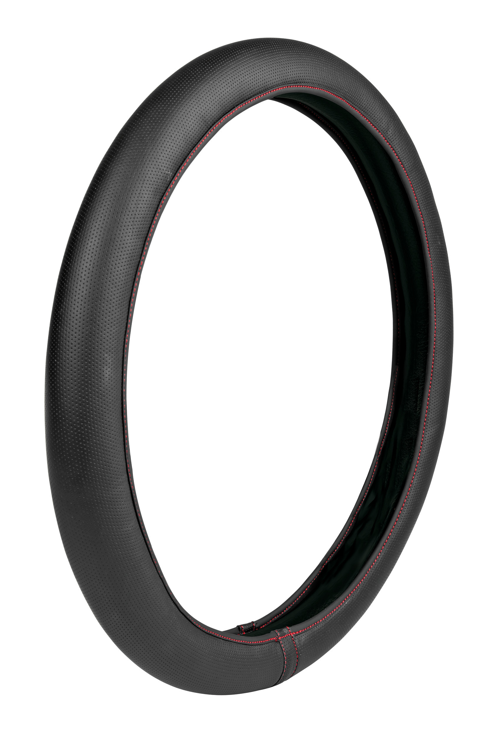 Skin-Cover, coprivolante elasticizzato in Skeentex - Nero/Rosso - S - Ø 42/44 cm
